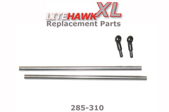 285-310 XL (Silver Chassis) Tail Support Rods