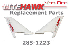 285-1223 VOODOO Vertical Stabilizers Tail Set