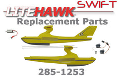 285-1253 SWIFT Fuselage w/2 Servos & Motor