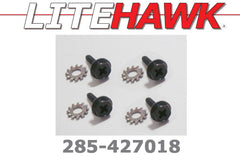 285-427018 M Chassis - Wheel Lock Screws and Pads