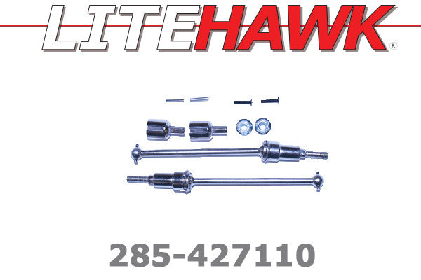 285-427110 M Chassis - Front Dogbones, Shafts, Cups, Nuts, Screws