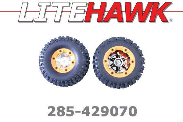 285-429070 B-Chassis Complete Wheels and Tires (Left)