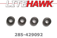 285-429092 B-Chassis Ball Bearings 5x9x3mm (Front Hubs)