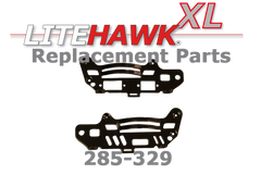 285-329 XL (Black Chassis) Lower Metal Chassis Set