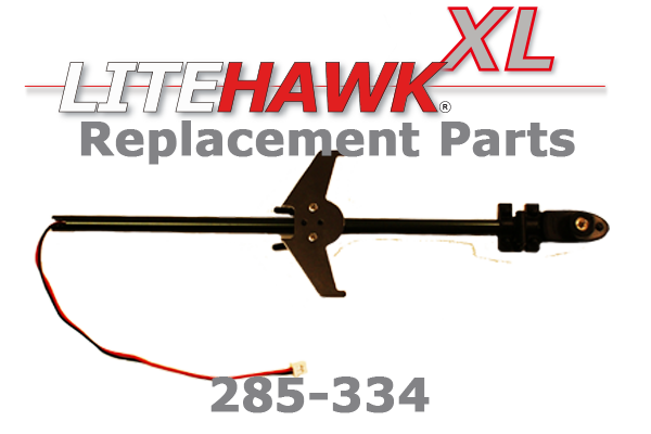 285-334 XL (Black Chassis) Tail Boom with Motor